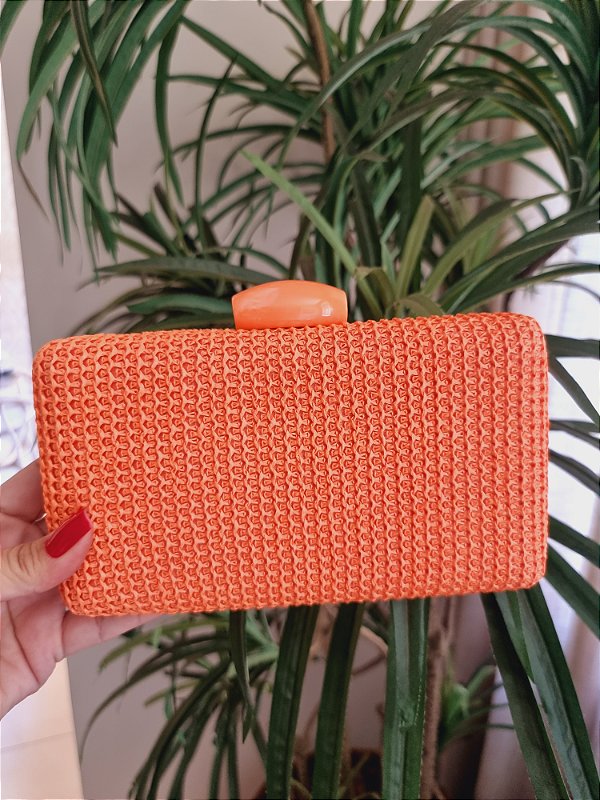 Clutch Palha Coral