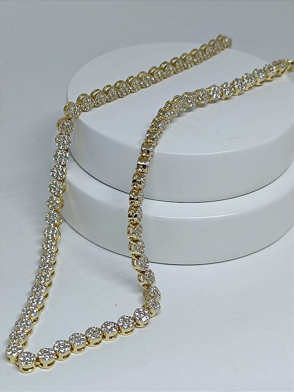 Colar Riviera Florzinha Luxo