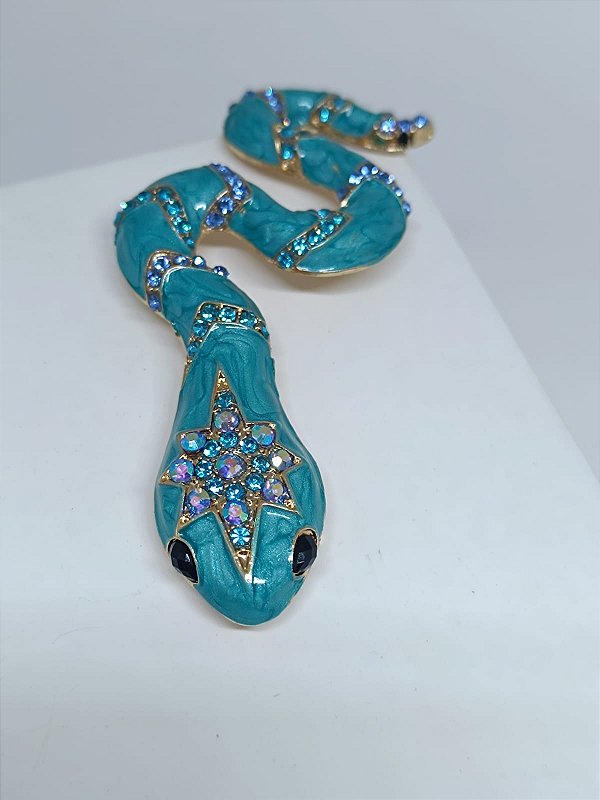 Broche Serpente luxo