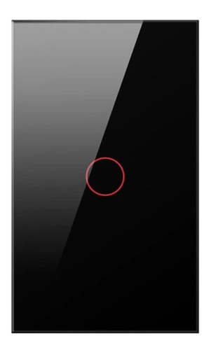 Interruptor Vidro Touch Inteligente Zigbee 1 Botão Tuya (p)