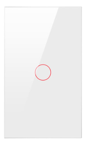 Interruptor Vidro Touch Inteligente Zigbee 1 Botão Tuya (b)
