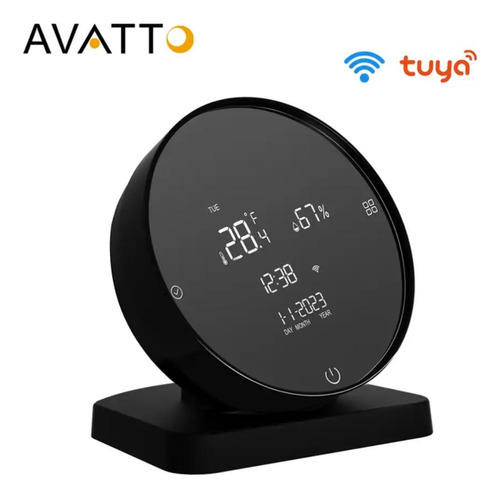 Sensor Temperatura Umidade Wifi C/ Emissor Ir Tuya Bateria