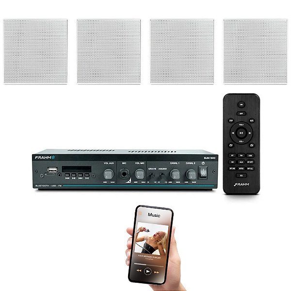 KIT SLIM 1600 + 4 ARANDELAS QUADRADAS FRAHM