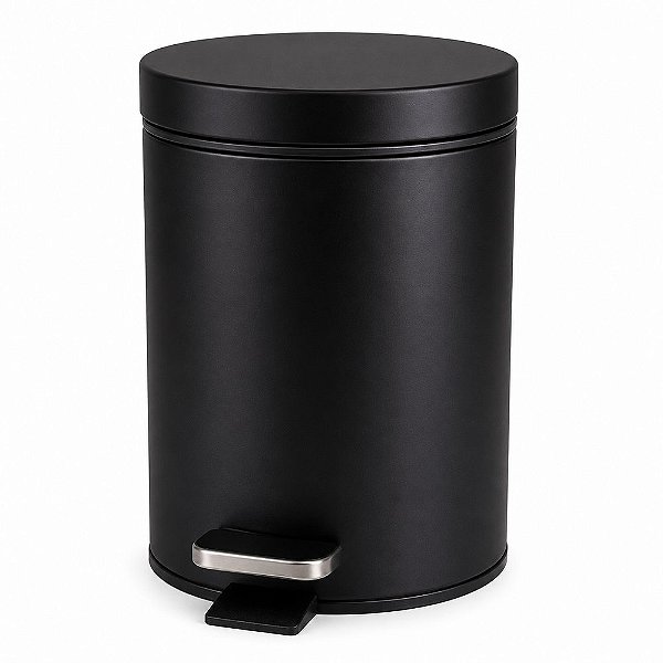 Lixeira com Pedal 3 Litros - Preta