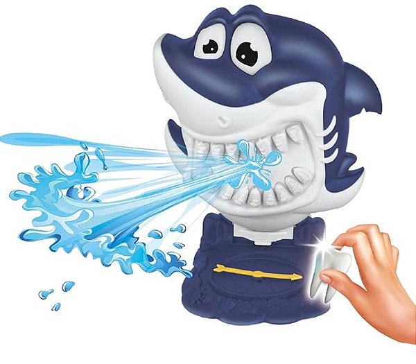 Jogo Do Tubarão Splash de Agua - Azul