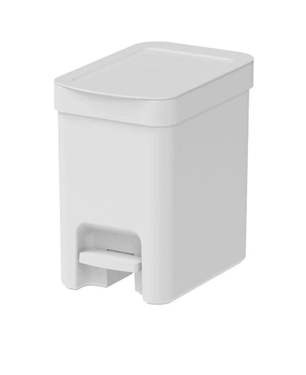 Lixeira com Pedal 6L - Branco