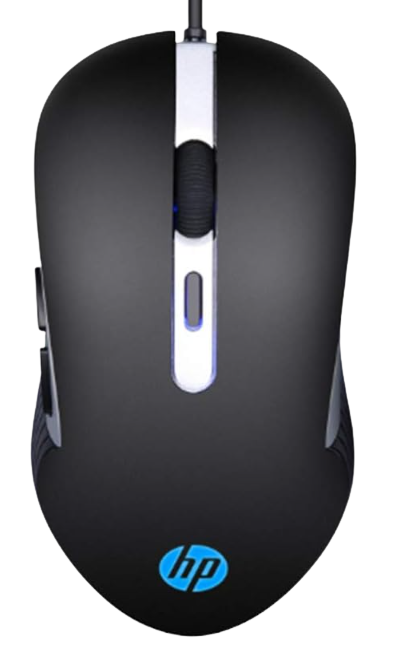 HP Mouse Gamer USB G210 Preto Sensor Óptico SPCP A704E Ambidestro Resoluções até 2400 DPI e Iluminação Multicolor Grande cabo de 1,45M com 6 botões 7ZZ89AA