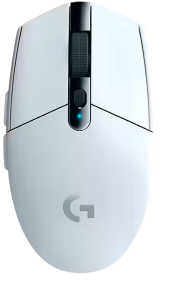 Mouse Gamer Sem Fio Logitech G305 LIGHTSPEED com 6 Botões Programáveis e Até 12.000 DPI - Branco CX 1 UN