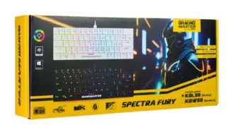 Teclado K-MEX Mecanico Gamer Spectrafury Preto KBL8 RGB - KMEX