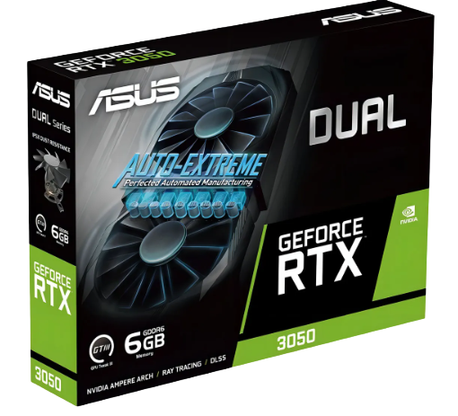 Placa De Vídeo Asus Dual Geforce Rtx 3050