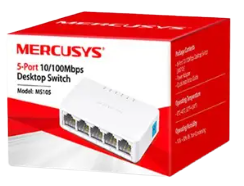 Switch De Mesa 5 Portas 10/100mbps Ms105 - MERCUSYS