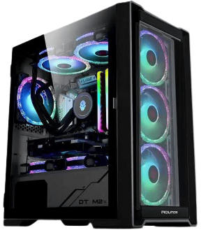 Gabinete Gamer Round5 Astra Black Sem Fan M-ATX/M-ITX