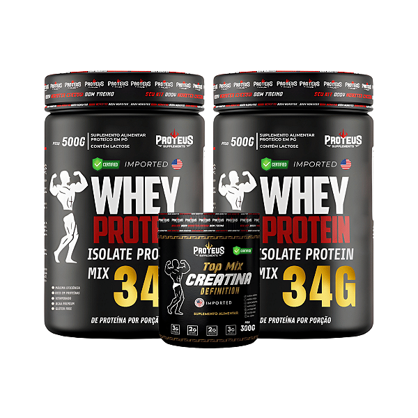 Whey Protein Black 1kg + Creatina 300g