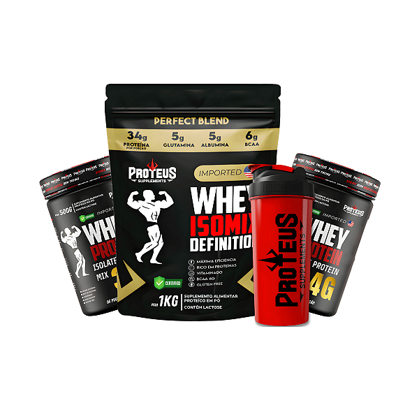 Whey Protein Black 2kg (Pote + Refil) + Shaker