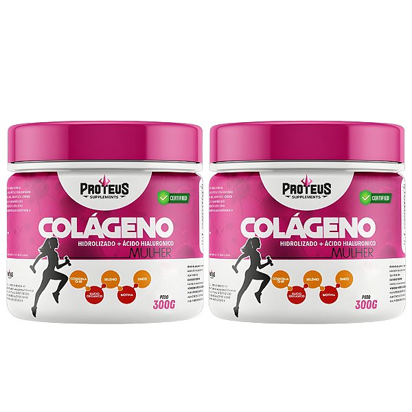 Colágeno Hidrolisado Vitaminado com Ácido Hialurônico - 600g