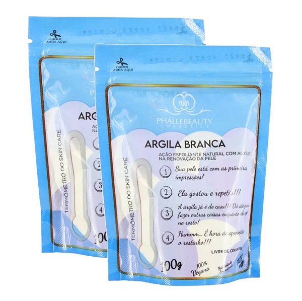 PHALLEBEAUTY - ARGILA BRANCA LIVRE DE COMBATES