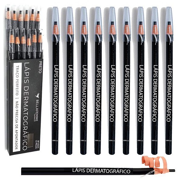 BELLA FEMME - LAPIS DERMATOGRÁFICO PRETO