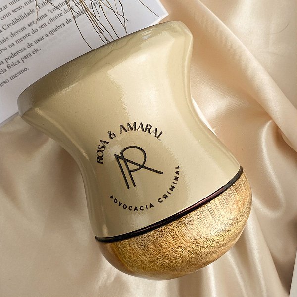 Cuia de Chimarrão Madeira Nude Personalizada