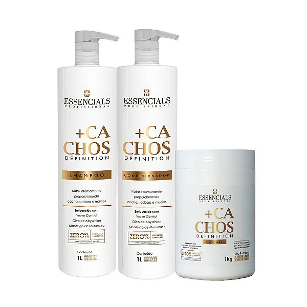 Kit Essencials +Cachos - (3 produtos)