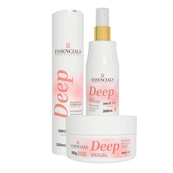 TRIO LAVOU, FINALIZOU - kit Deep (3 produtos)