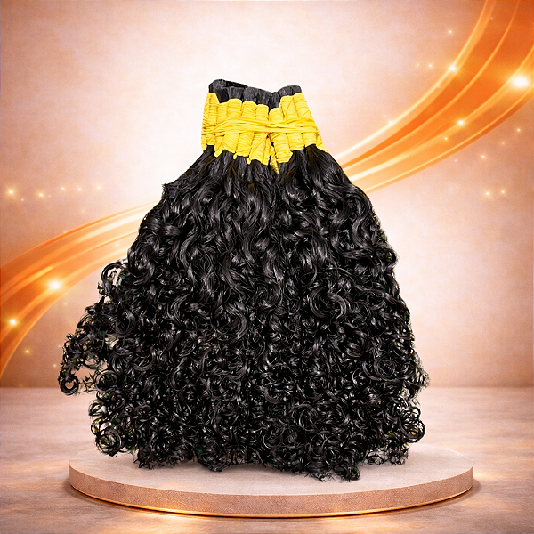 Cabelo Humano, Brasileiro cacho caipira - 40/45 cm