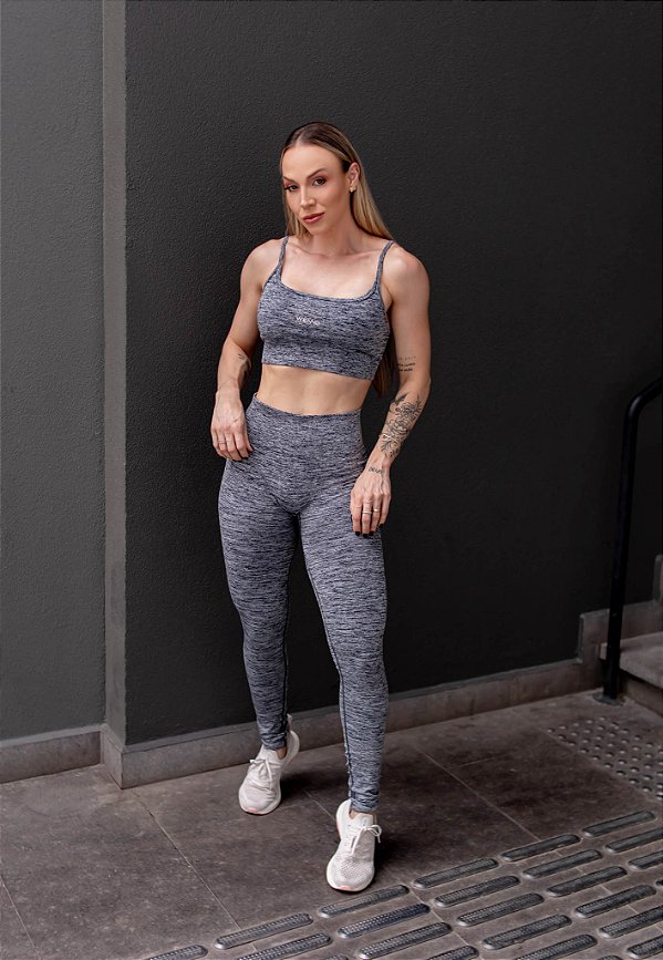 Top Sweet Mescla Escuro