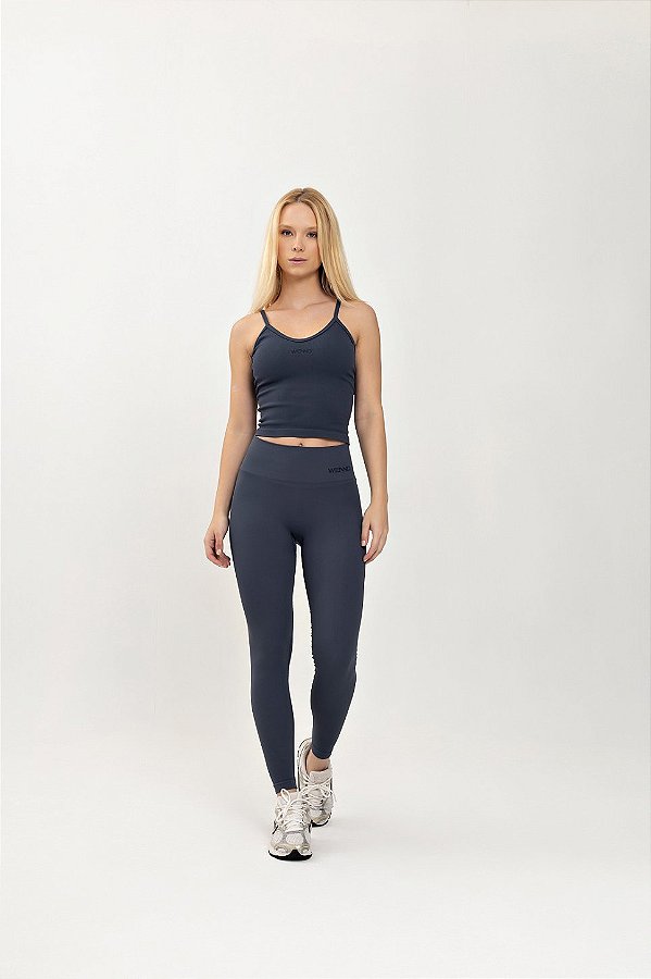 Legging Fitness Seamless Lovely Cinza Fendi Surton