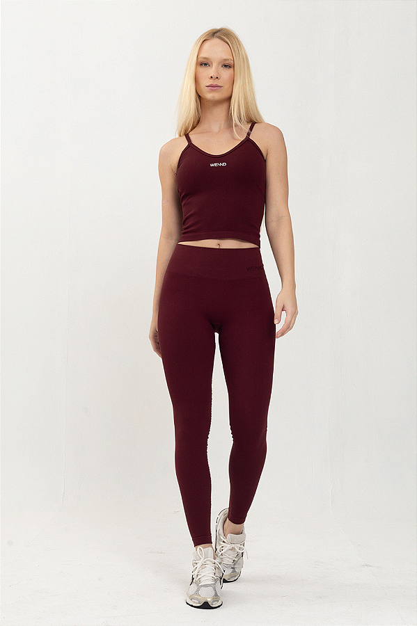 Legging Fitness Seamless Lovely Vinho Surton