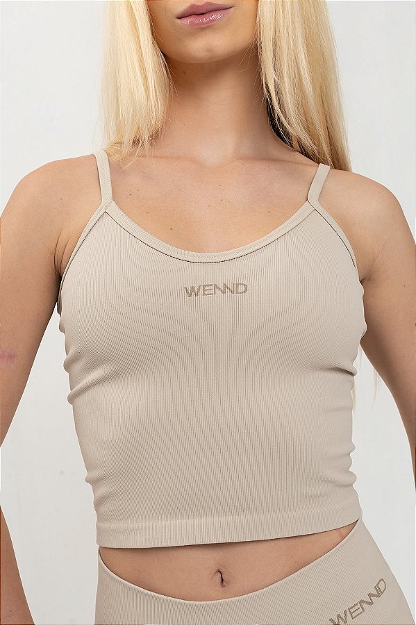 Top Fitness Seamless Urban Canelado Nude Surton