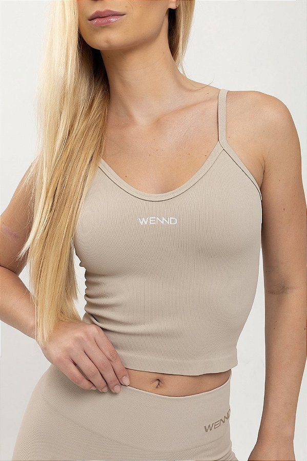 Top Fitness Seamless Urban Canelado Nude