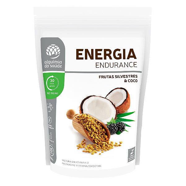 Energia Endurance – Smoothie Frutas Silvestres & Coco 350g