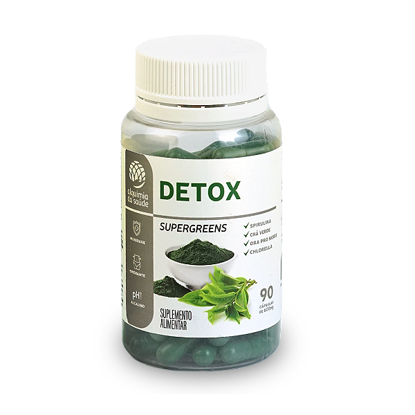 Detox Supergreens - 90 Cápsulas