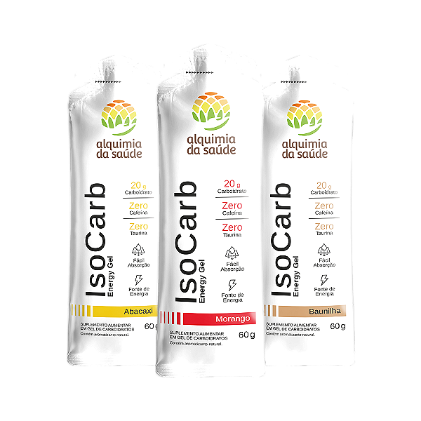 IsoCarb Energy Gel Box (15 Sachês)