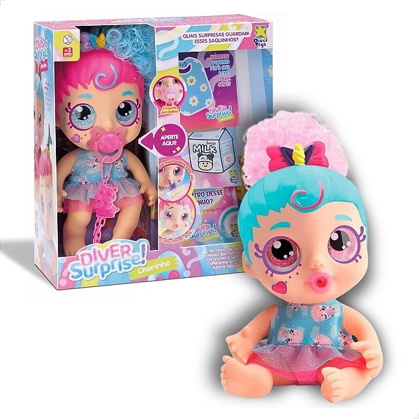 Boneca Diver Surprise BABY Mama e Chora