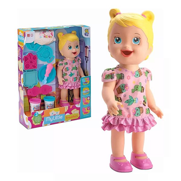 Boneca MY Little Collection Cafe da Manha - Loura