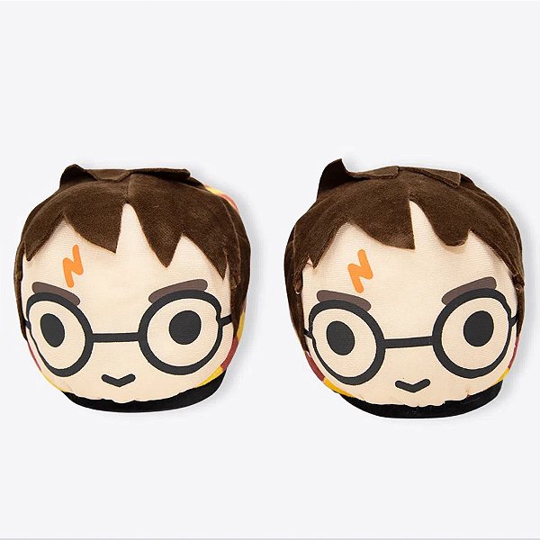 Pantufa Unissex HARRY Potter Sapato de Pelo Frio Conforto Quentinho Fofinho Chinelo de Quarto Antiderrapante Infantil Adulto Presente