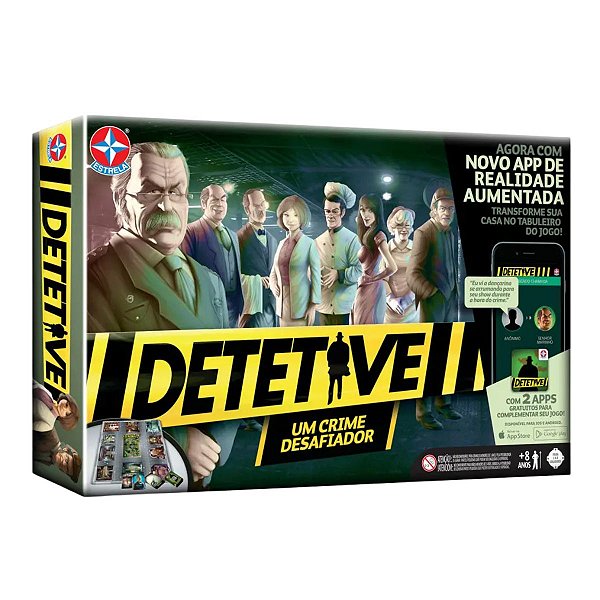 Jogo Detetive Estrela Tabuleiro Raciocínio Lógico Educativo Interativo Desenvolvimento