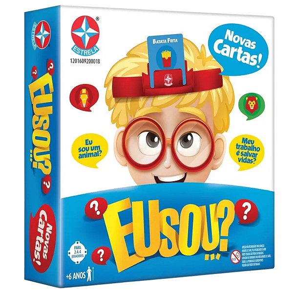 Jogo EU Sou? Tabuleiro Educativo Interativo Diversão Raciocínio Logico Didático