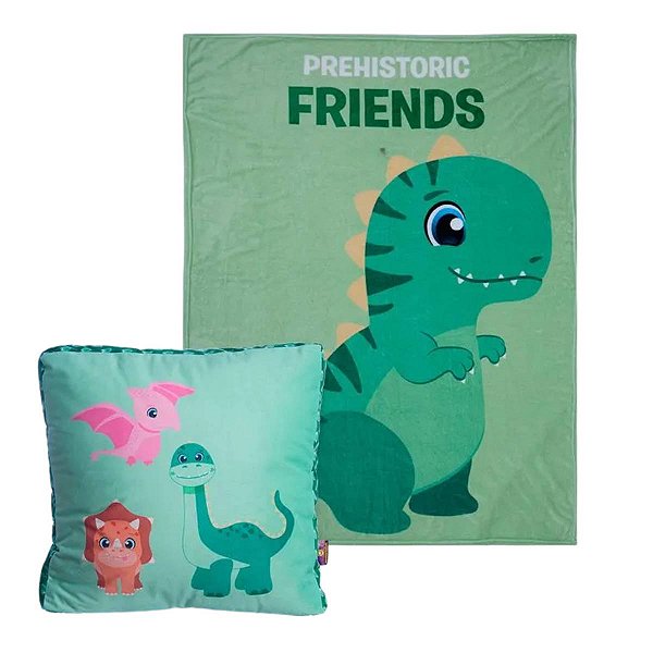 Kit Almofada+manta Dinossauro  EAN :7908623022795