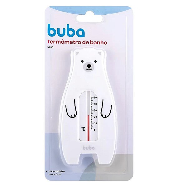 Termometro Banho URSO Branco Cuidado Temperatura Bebe