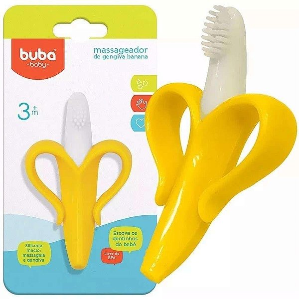 Massageador de Gengiva Banana da Buba 7232