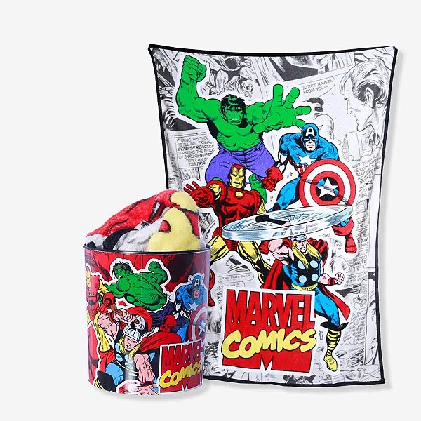 Kit Balde+manta Marvel Comics