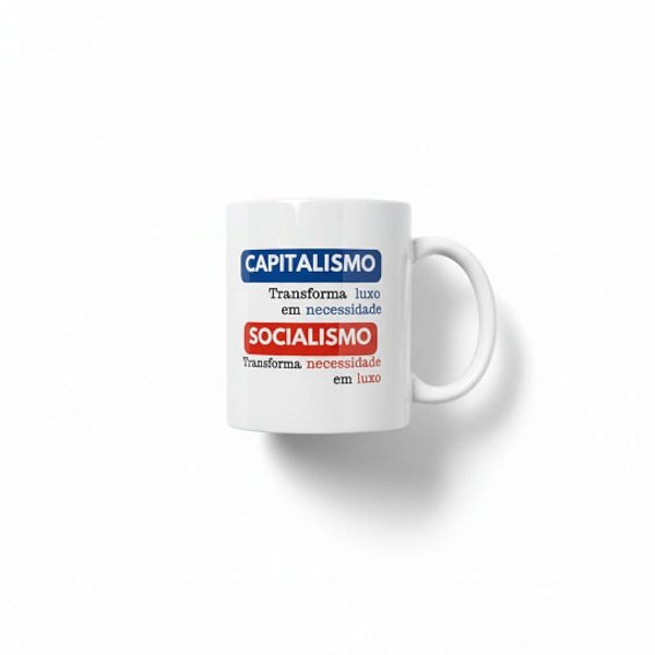 Caneca Capitalismo Socialismo