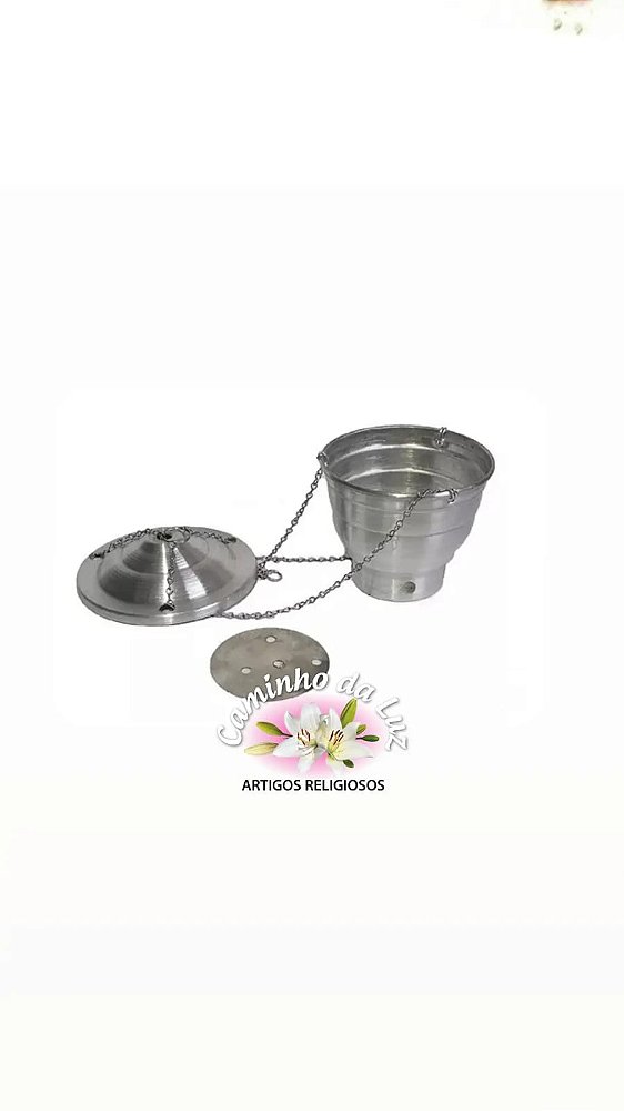 Turibulo de alumínio