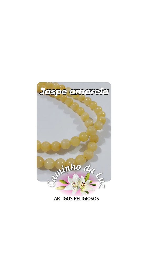 Fio bolinha de pedra 8mm Letra A - J
