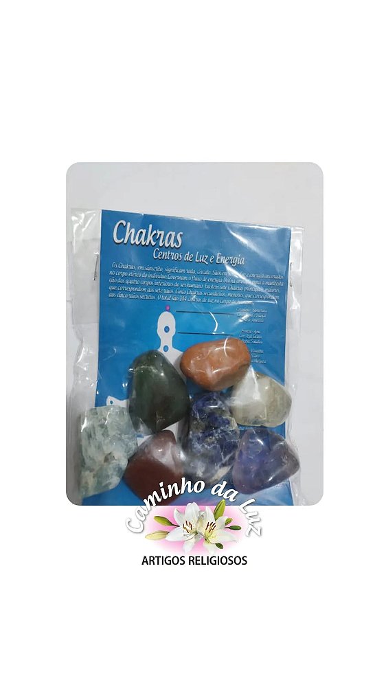 Kit Pedras dos chacras