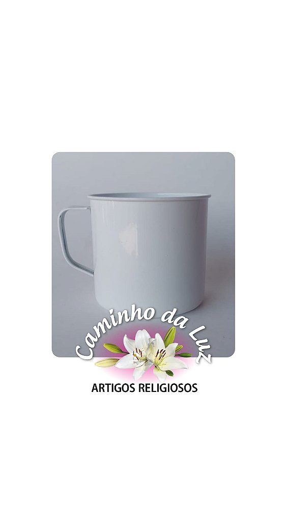 Caneca Alumínio branca