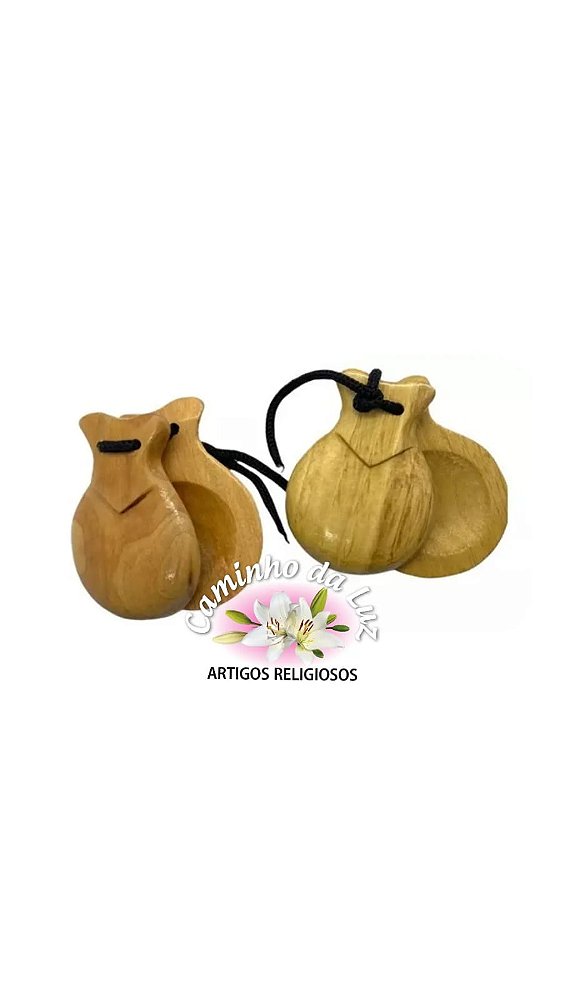 Castanhola de madeira