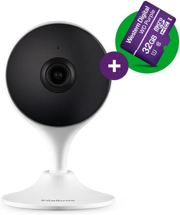 Camera Wi-Fi Full HD IMX C 2,8mm 10M c/microsd 32G Intelbras