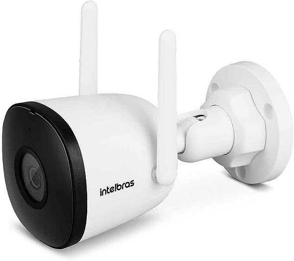 Câmera Inteligente Wi-Fi Full HD iM5 SC com cartão MicroSD 32GB Branco Intelbras